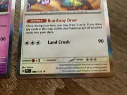 Pokemon TCG Prismatic Evolution Sylveon and Dundunsparce print error ink bleed - Image 3