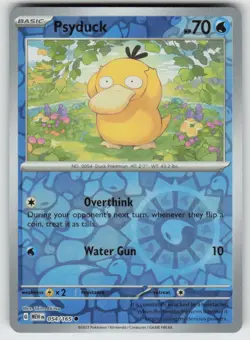 Psyduck 054/165 Common 151 Pokemon Reverse Holo Near Mint - Image 1