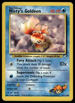 Misty's Goldeen (85) #085/132 Gym Heroes tcg Pokemon - Image 1