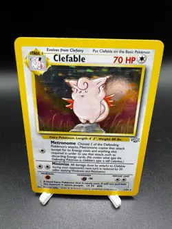 (LP) Clefable Jungle Holo Rare 1/64 70 HP English 1999 - Image 1