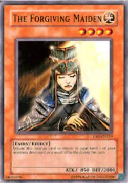 1x (EX) The Forgiving Maiden - DB1-EN239 - Common - Unlimited Edition YuGiOh - Image 1