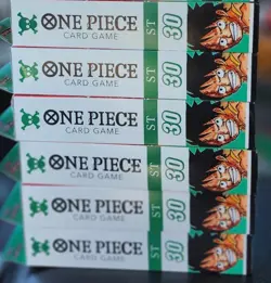 Starter Deck Box One Piece ST-30 Luffy and Ace Box Lot Of 6 OnePiece Bandai ST30 - Image 1