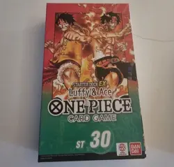 Starter Deck Box One Piece ST-30 Luffy and Ace Box Lot Of 6 OnePiece Bandai ST30 - Image 2