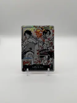 One Piece Starter Deck 30 Luffy & Ace ST30-001 Alternate Art Leader Parallel ENG - Image 1