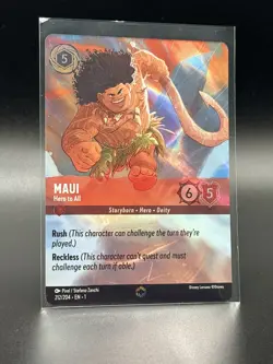 2023 Disney Lorcana The First Chapter Maui Enchanted 212/204 - Image 1