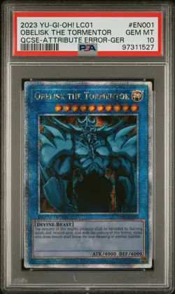 PSA 10 3 Egyptian God Cards Ra Slifer Obelisk Quarter Century Secret Rare 25th - Image 5