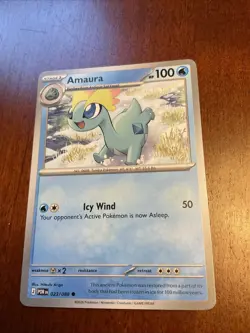 Amaura 023/088 Perfect Order Regular Pokemon TCG Card - Image 1