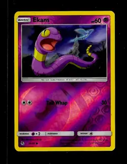 Pokemon Card Ekans - # 26/68- Basic-HP60 -2019 - Reverse Holo- NM - Image 1