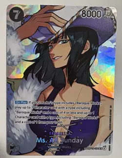 One Piece Card Game The Time of Battle Ms. All Sunday OP14-084 SP English - Image 1