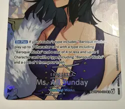 One Piece Card Game The Time of Battle Ms. All Sunday OP14-084 SP English - Image 3
