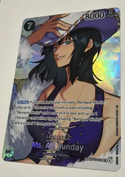 One Piece Card Game The Time of Battle Ms. All Sunday OP14-084 SP English - Image 5