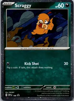 Scraggy Promo SVP SV: Scarlet & Violet Promo Cards 186 NM OKUBO - Image 1