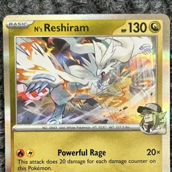 Pokemon TCG N's Reshiram 116/159 Holo Foil Card - Image 5