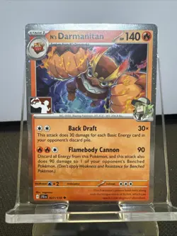 N's Darmanitan 27/159 Pokemon Play Stamp Prize Pack Series Cards Cosmo Holo - NM - Image 1