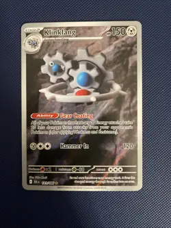 Klinklang 141/086 Sv: Black Bolt Illustration Rare Holo Pokemon TCG Card - Image 1