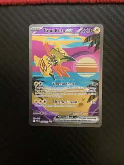 Tapu Koko ex - 247/182 - Pokemon Paradox Rift Special Illustration Rare Card NM - Image 1
