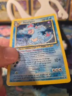 Pokemon TCG Feraligatr Neo Genesis Holo Card 5/111 Unlimited Rare MP- - Image 3
