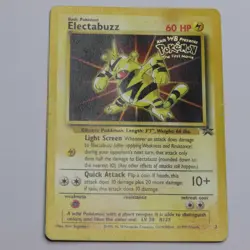 Electabuzz Black Star Promo 2 1999 WB WOTC Vintage MP Pokemon Card - HD Photos - Image 1