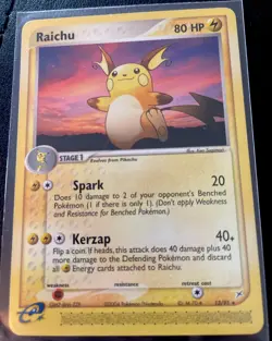 Raichu 13/95 EX Team Magma vs Team Aqua Non-Holo Rare Pokemon Card - Image 1