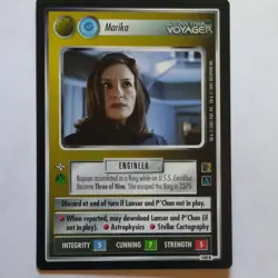 Star Trek Voyager Marika Engineer Unaligned Rare Card 108R Decipher 2000 English - Image 1