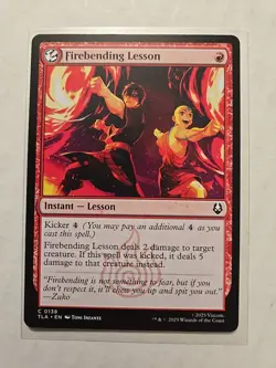 Firebending Lesson - Avatar - NM - Common - Instant Lesson - MTG - Image 1