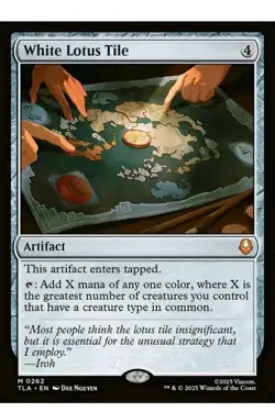 1x MTG White Lotus Tile - Avatar Mythic! NM Mint - Image 1