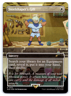 Steelshaper's Gift (Rainbow Foil) FALLOUT - Secret Lair MTG - Image 1