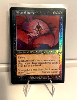 Abyssal Horror FOIL – 7th Edition – MTG Magic the Gathering – Near Mint - Image 1