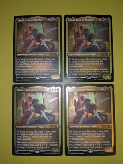 FOIL ETCHED Bhaal, Lord of Murder x4 Commander Battle for Baldur's Gate 4x MTG - Image 1