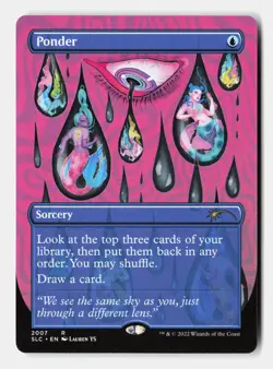 Ponder 2007 Rare Secret Lair Countdown Kit Magic: The Gathering Near Mint - Image 1