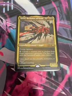 MTG - TARIEL RECKONER OF SOULS - RARE - 2X2 - NM - FOIL ETCHED - Image 1