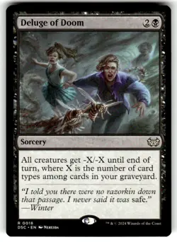 MTG Deluge of Doom ** Duskmourn: House of Horror Commander ** English (NM) - Image 1