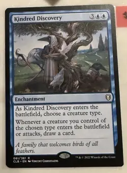 Kindred Discovery - MTG Commander Legends: Battle for Baldur's Gate #81 Rare - Image 1