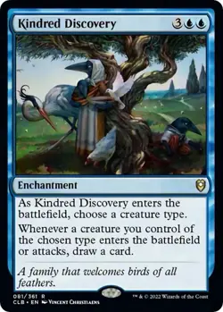 Kindred Discovery - MTG Commander Legends: Battle for Baldur's Gate #81 Rare - Image 3