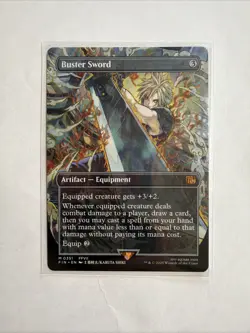 MTG FINAL FANTASY #351 Buster Sword (Borderless) Non-Foil - Image 1