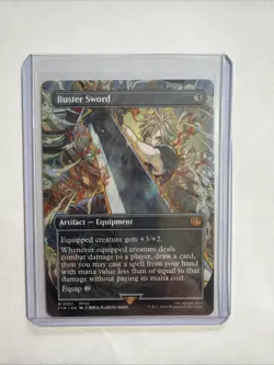 MTG FINAL FANTASY #351 Buster Sword (Borderless) Non-Foil - Image 3