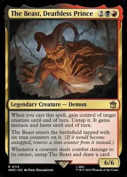 The Beast, Deathless Prince-Doctor Who-Regular-114-NM - Image 1