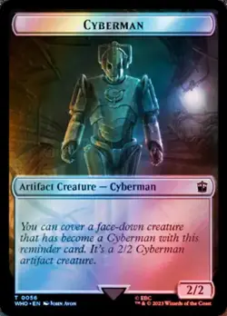 Cyberman-Doctor Who Tokens-Foil-56-LP - Image 1