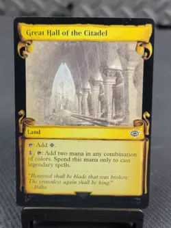 MTG - Lord of the Rings - LOTR - Great Hall of the Citadel - FOIL - Showcase - Image 1