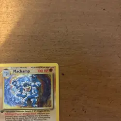 Pokemon TCG Machamp 8/102 1st Edition Base Set Holo Rare VLP - Image 3
