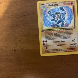 Pokemon TCG Machamp 8/102 1st Edition Base Set Holo Rare VLP - Image 5