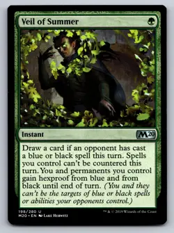 Veil of Summer 198 Uncommon Core Set 2020 Magic: The Gathering Near Mint - Image 1