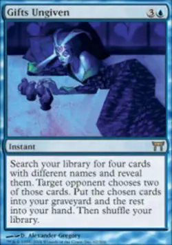 1x Gifts Ungiven Heavy Play MTG Magic - Kid Icarus - - Image 1