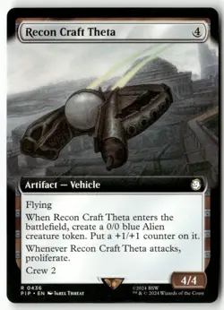 Recon Craft Theta (Extended Art) 436 Universes Beyond: Fallout MTG NM - Image 1