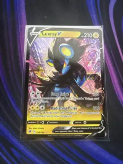 Pokemon TCG Luxray v Astral Radiance Holo Ultra Rare Card 050/189 - Image 1