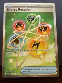 Energy Recycler 108 Pokemon 2026 Perfect Order Full Art Ultra Rare Card - Image 1