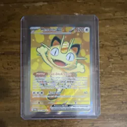 MEOWTH EX 107/088 Ultra Rare FULL ART Pokemon Perfect Order 107/088 - Image 1