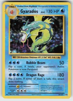 Gyarados Holo Rare XY - Evolutions 34/108 Pokemon - Image 1