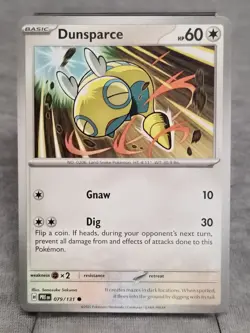 Dunsparce 79/131 Common Prismatic Evolutions Pokemon - Image 1