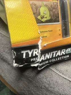 Pokemon TCG Tyranitar EX Premium Collection Promo Collection Box 6 Booster Packs - Image 3